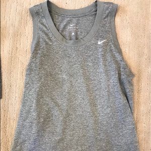 Grey nike tank top